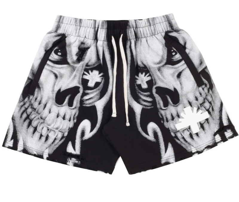 vertebrae skull shorts